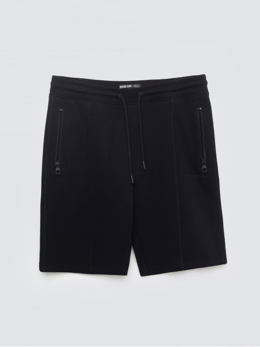 Čierne teplákové šortky WLADORSH 906